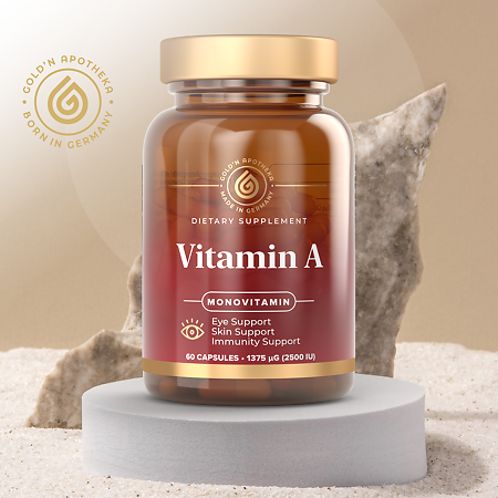 Gold'n Apotheka Vitamin A/Витамин А капсулы массой 0,37 г 60 шт