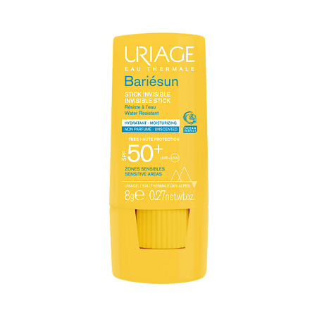 Uriage Bariesun Невидимый стик для чувствительных зон SPF50+ 8 г 1 шт