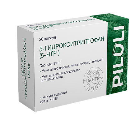 PILULI 5-НТР (5-гидрокситриптофан) капсулы по 250 мг 30 шт