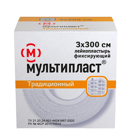 Пластырь Мультипласт 3х300 см 1 шт